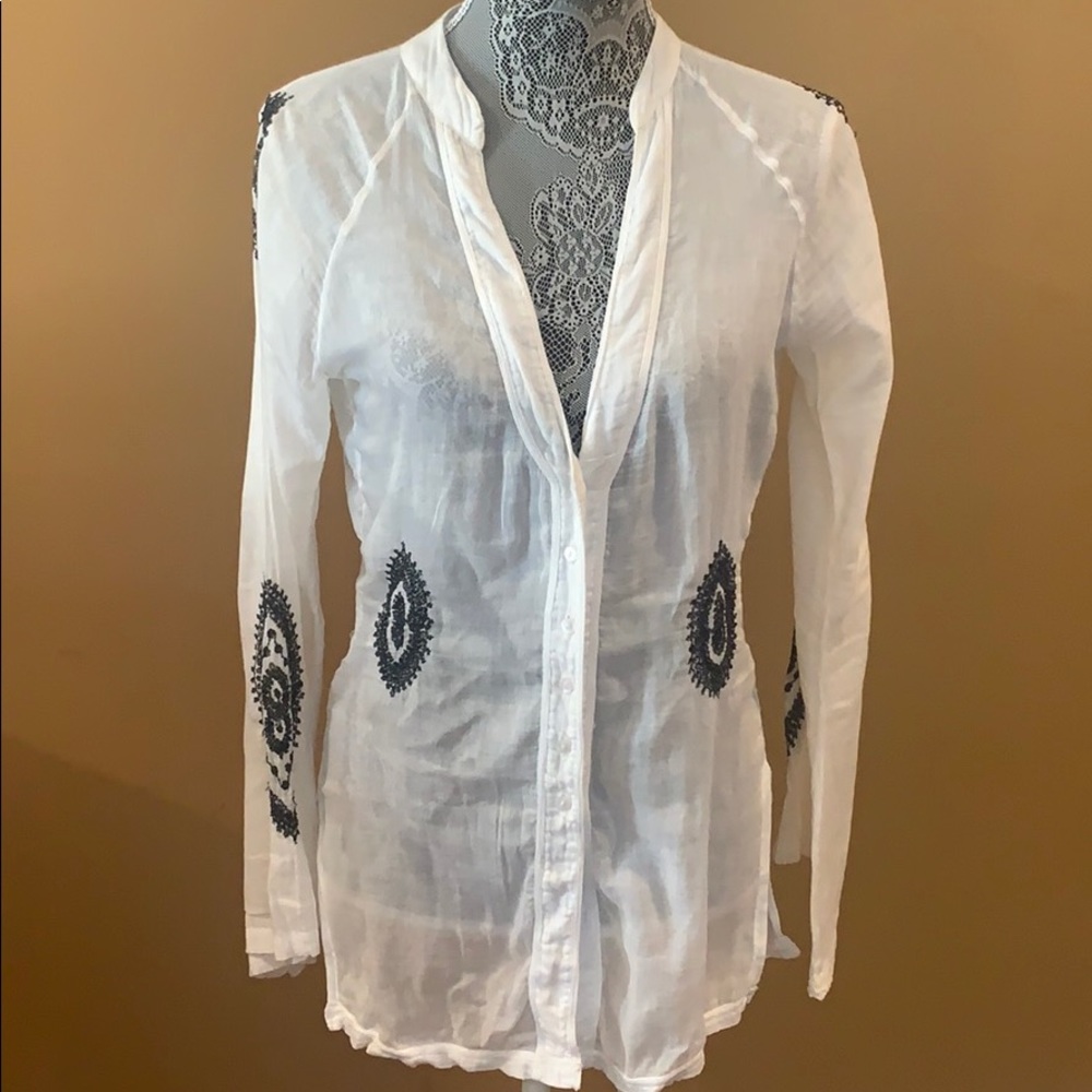 Bohemian light weight cotton shirt